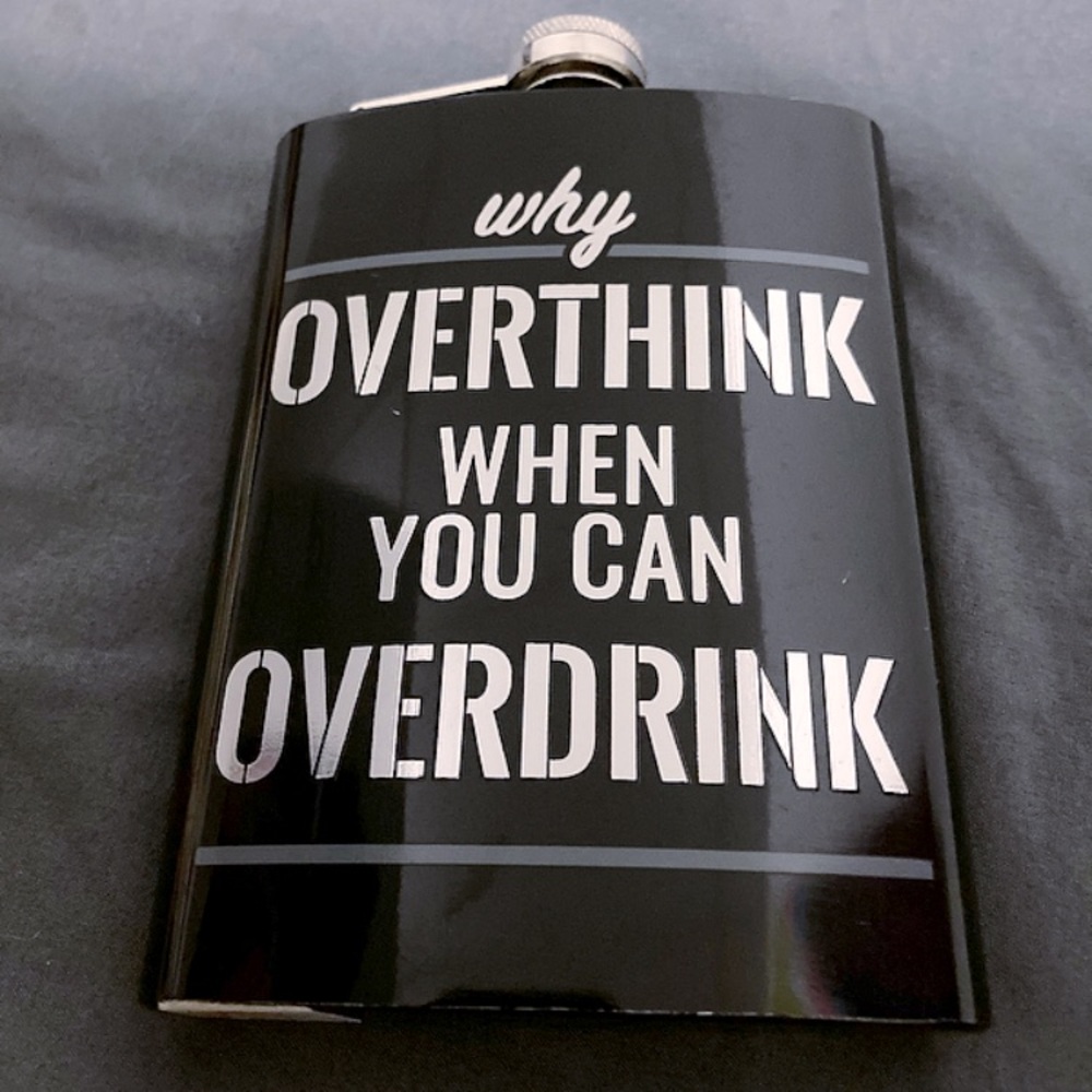 Spencer’s 8oz Flask - Funny